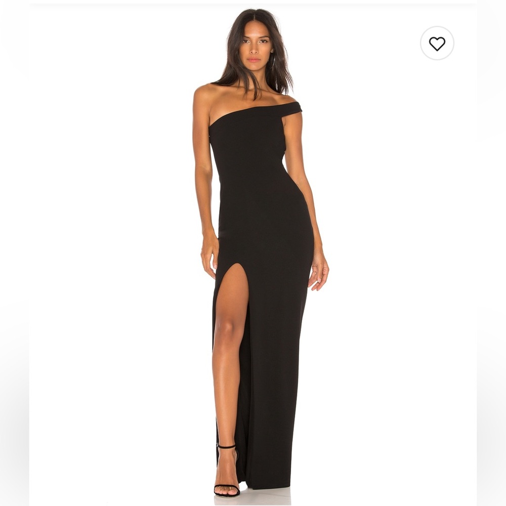 Revolve Nookie Black Mila Evening Dress